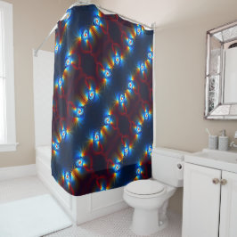 Rideaux De Douche Bleu gravitationnel
