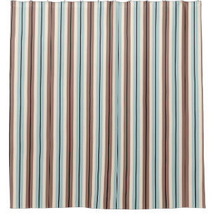 Rideaux De Douche Bleu Tan Brown
