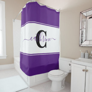 Rideaux De Douche Bloc de couleur personnalisé 