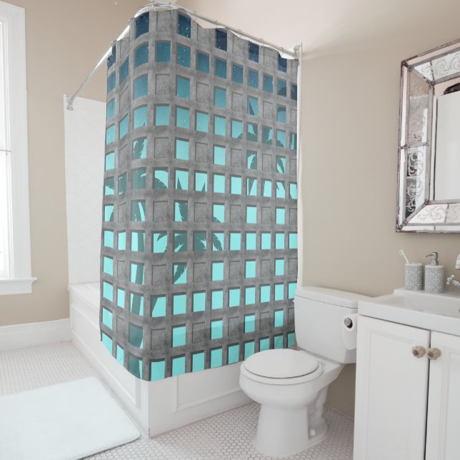 Rideaux De Douche Blocs de brise de contact (En situation)