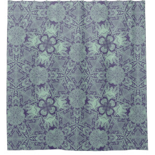 Rideaux De Douche Blue Abstract