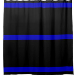 Rideaux De Douche Blue Line mince