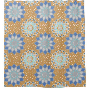 Rideaux De Douche Blues Cornflower Personnalisé