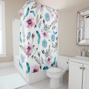 Rideaux De Douche Bohème Chic Floral Bohème Fille