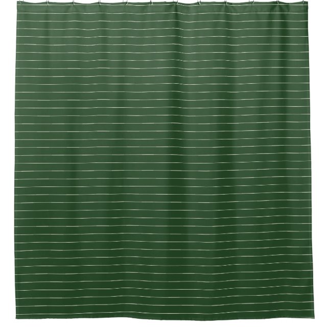 Rideaux De Douche Boho Tribal saumon olivier rayé vert (Devant)