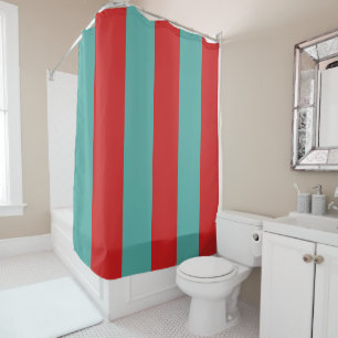 Rideaux De Douche Boîte aux Lettres Vibrante Sirène Rayures