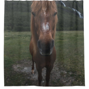 RIDEAUX DE DOUCHE BONJOUR JE SUIS UN CHEVAL