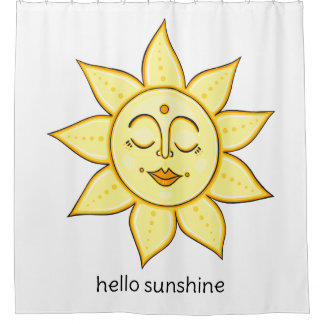 Rideaux De Douche Bonjour Sunshine