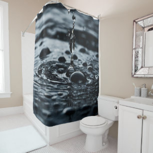 Rideaux De Douche Bouchon d'eau de minuit