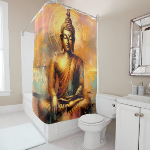Rideaux De Douche Bouddha spirituel