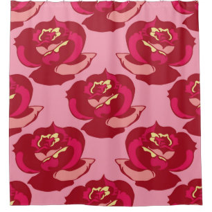 Rideaux De Douche Bouée vintage motif en or sans joint