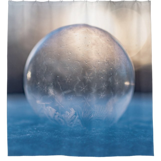 Rideaux De Douche Boule en verre transparent (Devant)