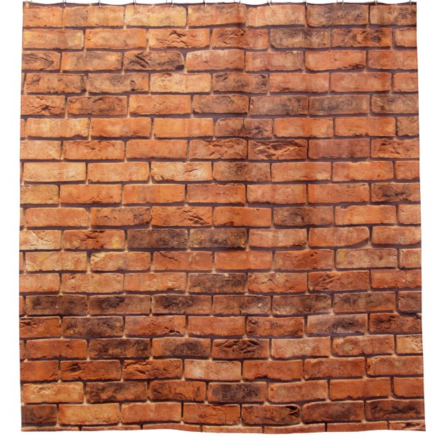 Rideaux De Douche Brick wall red structure masonry (Devant)