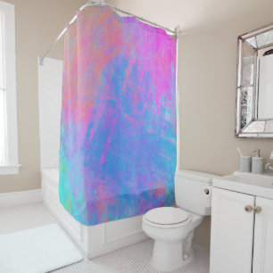 Rideaux De Douche Bright Multicolor Splashes