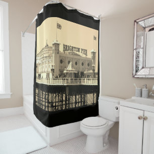 Rideaux De Douche Brighton Pier Destination de vacances Royaume-Uni