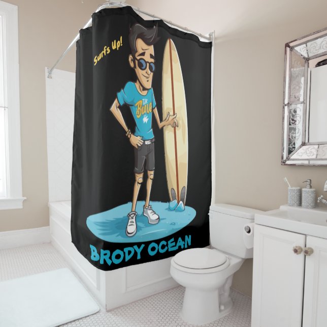 Rideaux De Douche Brody Ocean (En situation)