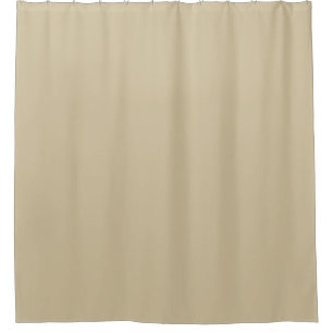 Rideaux De Douche Brown clair - Beige - Tan Solide Tendances de coul