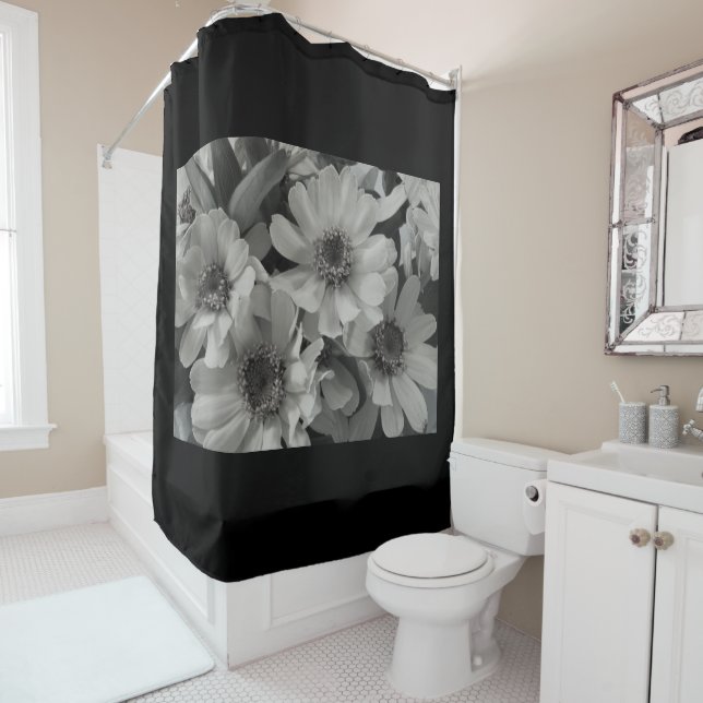 Rideaux De Douche Brown Eyed Susan Flowers (En situation)