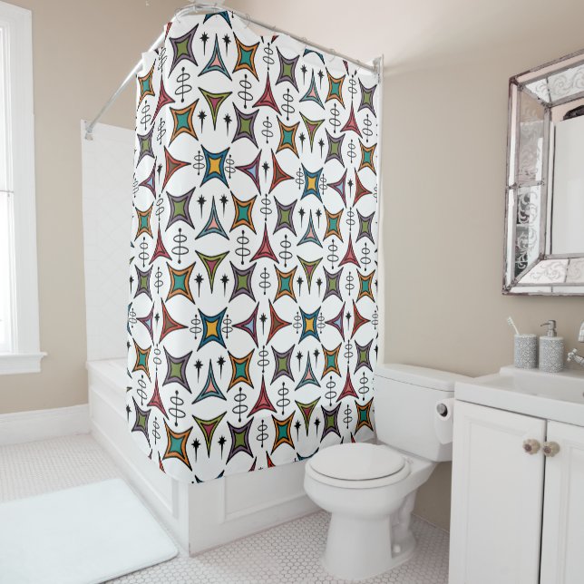 Rideaux De Douche Bulletin All-Points (En situation)