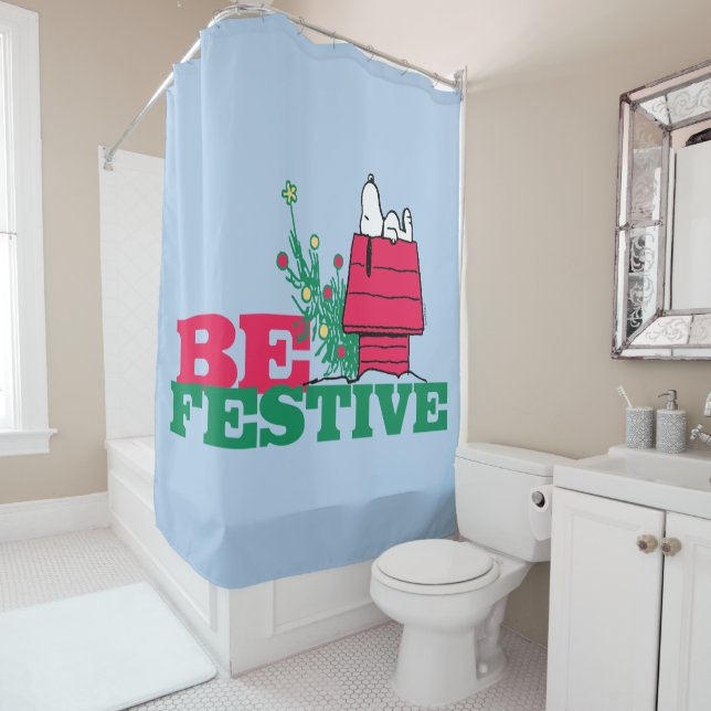 Rideaux De Douche cacahuètes | Être festif (En situation)