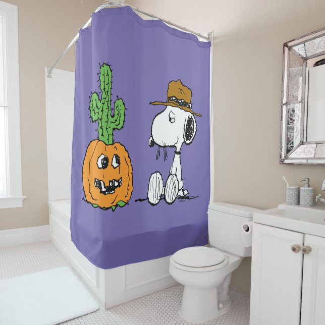 Rideaux De Douche cacahuètes | Halloween du désert de Spike (En situation)