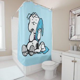 Rideaux De Douche cacahuètes Linus & Snoopy