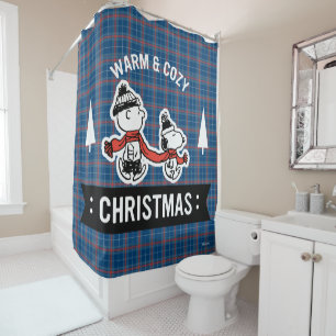 Rideaux De Douche cacahuètes Snoopy & Charlie Brown Chaud & Cosy