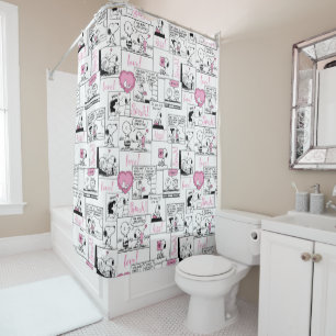 Rideaux De Douche cacahuètes   Valentine Heart Love Motif