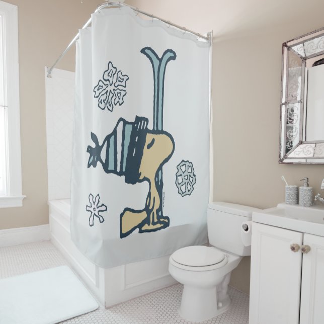 Rideaux De Douche cacahuètes | Woodstock Ski Pro (En situation)