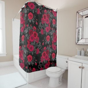Rideaux De Douche Caché en rose