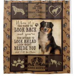 Rideaux De Douche Cadeau personnalisé Bermese Mountain Dog Blanket