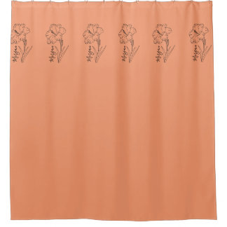 Rideaux De Douche Cadeau personnalisé d'août Gladiolus Fleur de nais