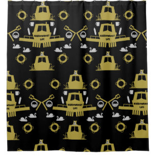 Rideaux De Douche Cadeaux British Narrowboat