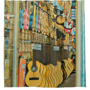 Rideaux De Douche Cadeaux guitaristes cool