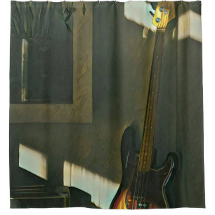 Rideaux De Douche Cadeaux pour les joueurs de guitare