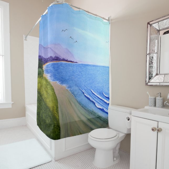 Rideaux De Douche California Coast  (En situation)