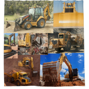 Rideaux De Douche Camions et Tracteurs de construction