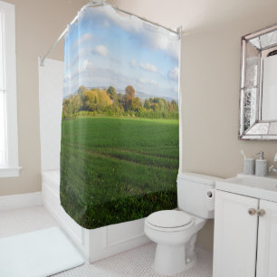 Rideaux De Douche Campagne d'automne en anglais - Personnalisé