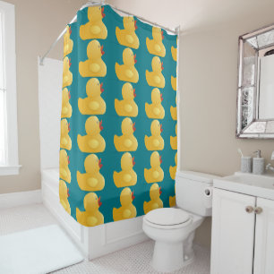 Rideaux De Douche Canard en caoutchouc jaune