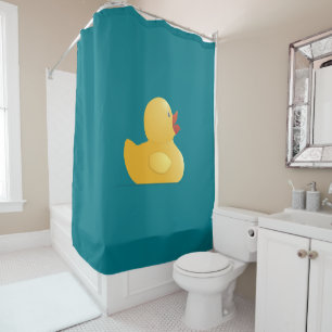 Rideaux De Douche Canard en caoutchouc jaune