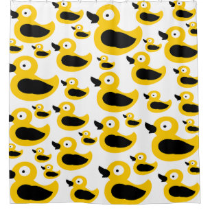 Rideaux De Douche Canard jaune amusant