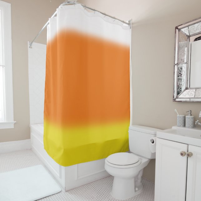 Rideaux De Douche Candy Corn Ombre (En situation)