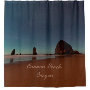 Rideaux De Douche Cannon Beach Oregon Haystack Rock