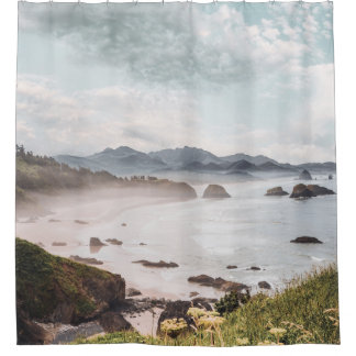 Rideaux De Douche Cannon Beach Vue sur la mer