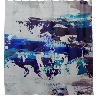 Rideaux De Douche Canvas Print Brise | Art abstrait contemporain