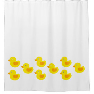Rideaux De Douche Caoutchouc pour bébé jaune et orange pour enfants