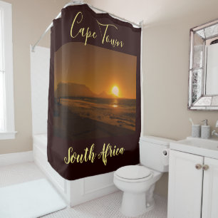 Rideaux De Douche Cap Afrique du Sud ZA Table Mountain Sunset