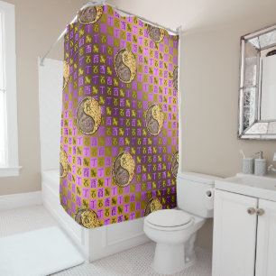 Rideaux De Douche Capricorne & Coq de feu