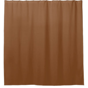 Rideaux De Douche Caramel Cafe Warm Neutral Brown Solid Color Print