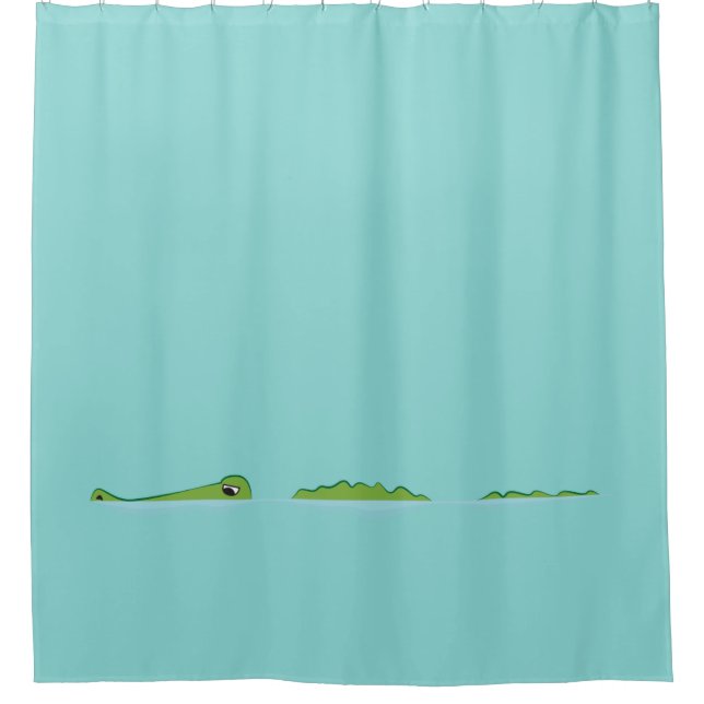 Rideaux De Douche Caricature Gator (Devant)